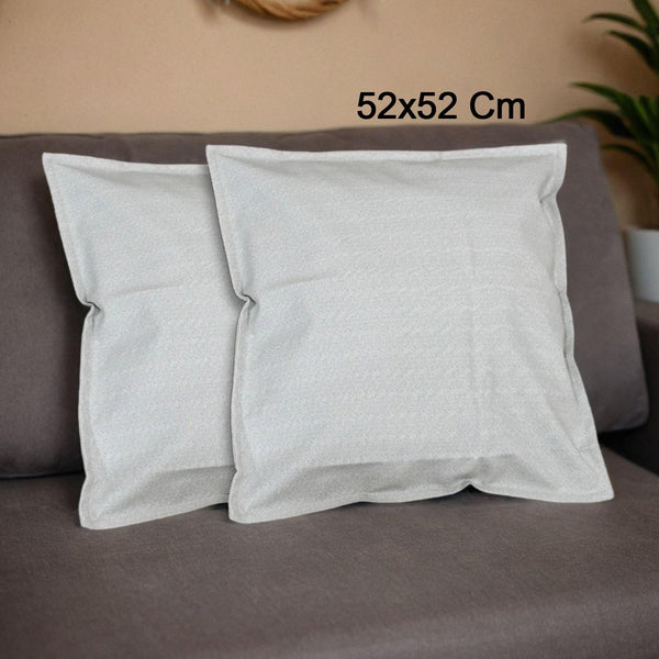 Pillow Covers, Couch Pillows Cover, Soft Decorative Pillow Covers (52 × 52 CM / 1 Pair / 2 Pc) Your Brand