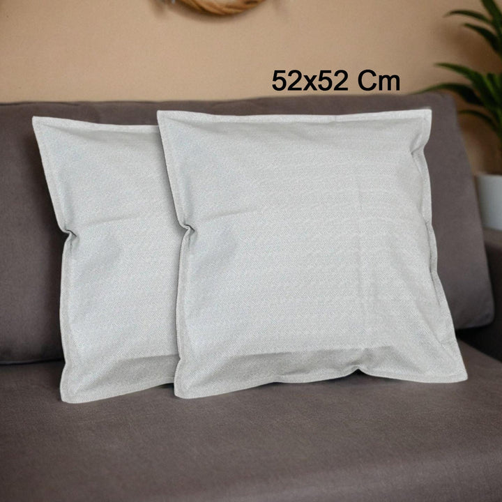 Pillow Covers, Couch Pillows Cover, Soft Decorative Pillow Covers (52 × 52 CM / 1 Pair / 2 Pc) Your Brand