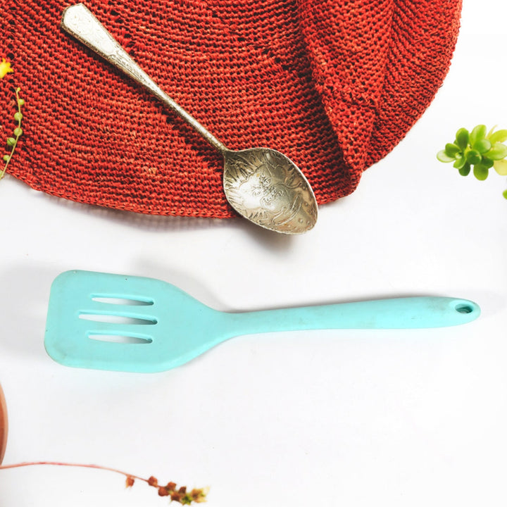 Multipurpose Silicone Spoon, Silicone Basting Spoon Non-Stick Kitchen Utensils Household Gadgets Heat-Resistant Non Stick Spoons Kitchen Cookware Items For Cooking and Baking (1 pc) Your Brand