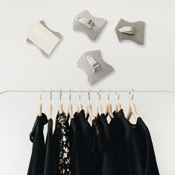 Self-Adhesive Stainless Hooks – Waterproof for Robes, Coats & Towels Your Brand