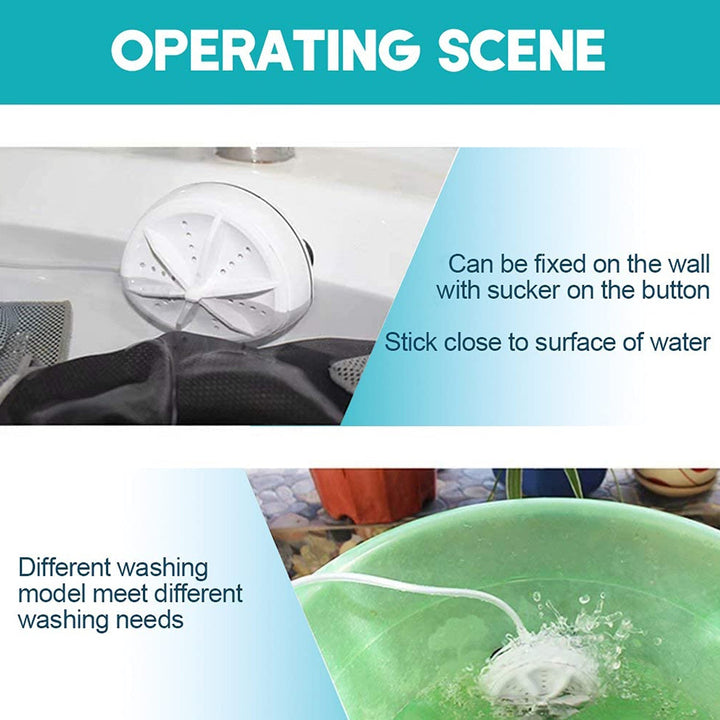 USB turbine wash used while washing cloths in all kinds of places mostly household bathrooms. Your Brand