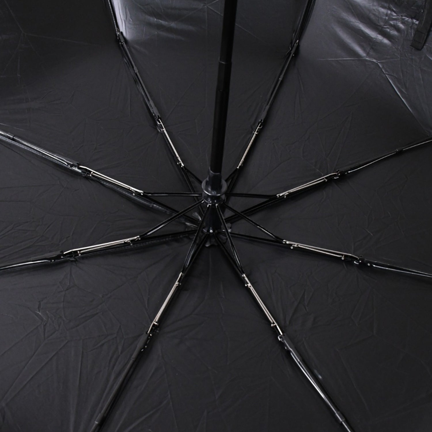 2 Fold Manual Open Umbrella| Windproof, Sunproof & Rainproof with Sturdy Steel Shaft & Wrist Straps | Easy to Hold & Carry | Umbrella for Women, Men & Kids Your Brand