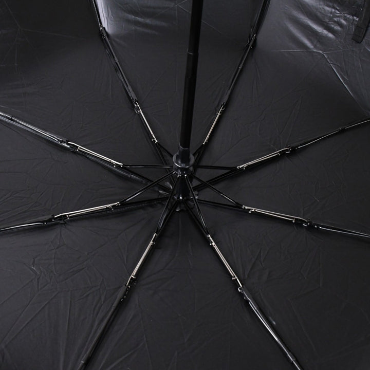 2 Fold Manual Open Umbrella| Windproof, Sunproof & Rainproof with Sturdy Steel Shaft & Wrist Straps | Easy to Hold & Carry | Umbrella for Women, Men & Kids Your Brand