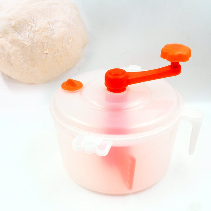 Miracle Atta Maker for Home 2 in 1 Ata Non-Electric Dough Flour Machine for Kitchen | Chakki Clear line Measuring Cups Set Bread Mixer May Vary Hand Tool Plastic Portable Dough Atta Your Brand
