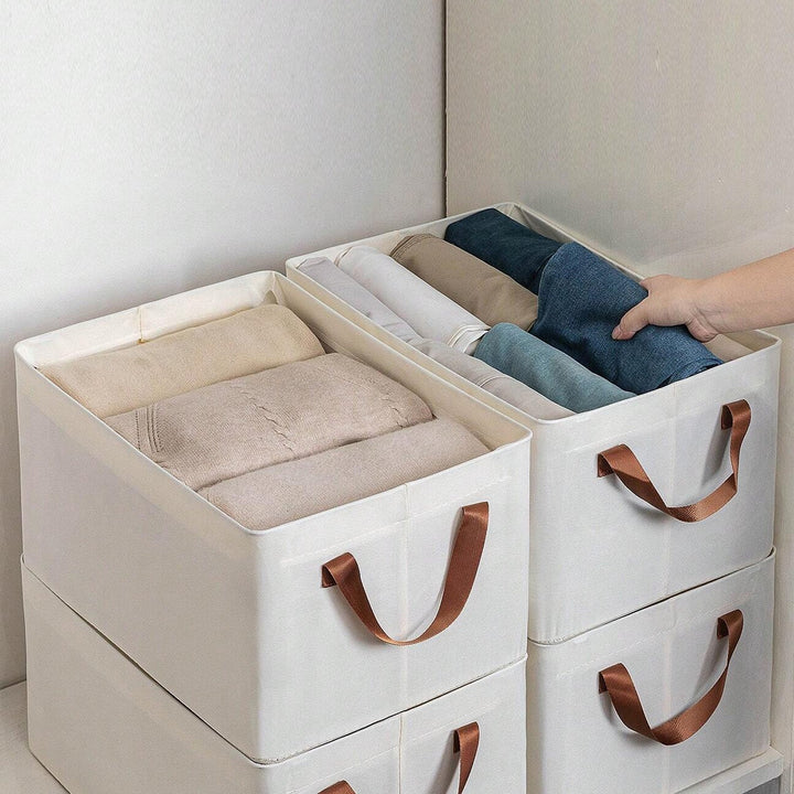 Cloth storage baskets, closet storage bins (42×28 Cm) Your Brand