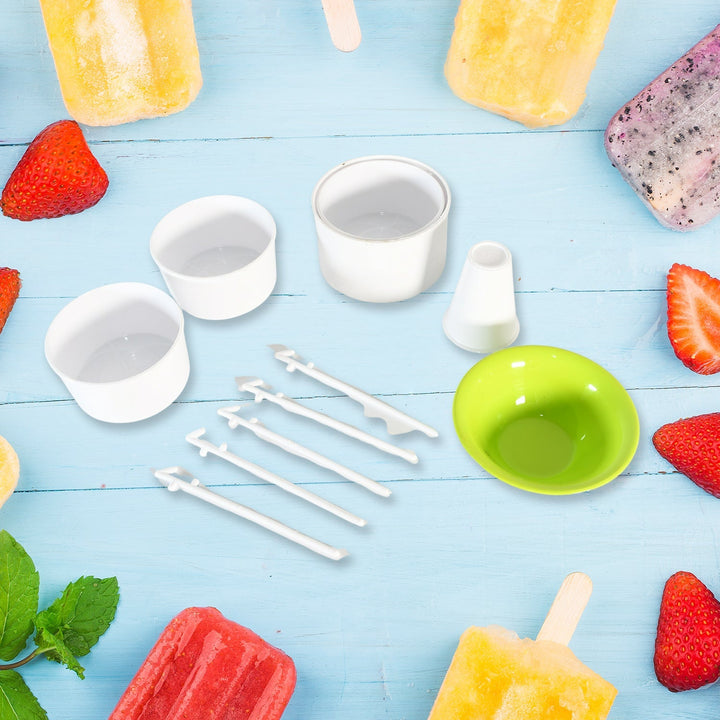 Miracle Small Plastic Ice Gola Maker Ice snowmaker Machine | Ice Crusher | Indoor Outdoor Manual With Steel Blade & Anti slip Grip (1 Pc) Your Brand