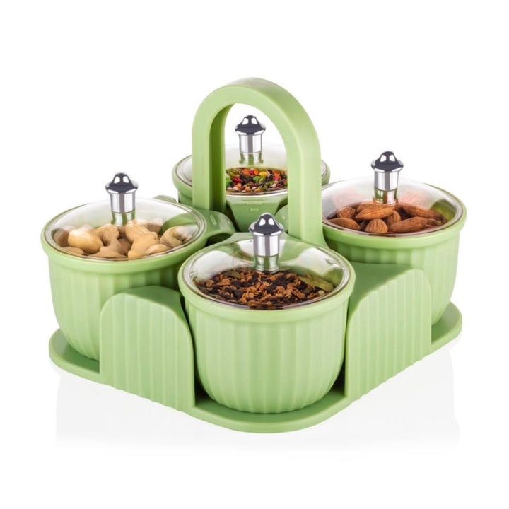 Multipurpose Plastic Storage Container Set: Kitchen Jars, Spices, Cookies Your Brand