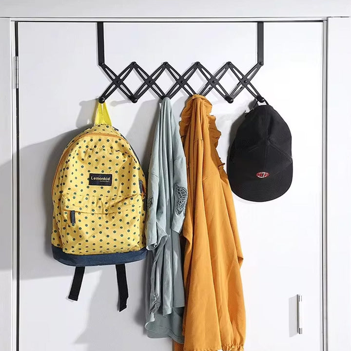 6 Hook Door Hanger, Steel Coat Rack (1 Pc) - TezCart