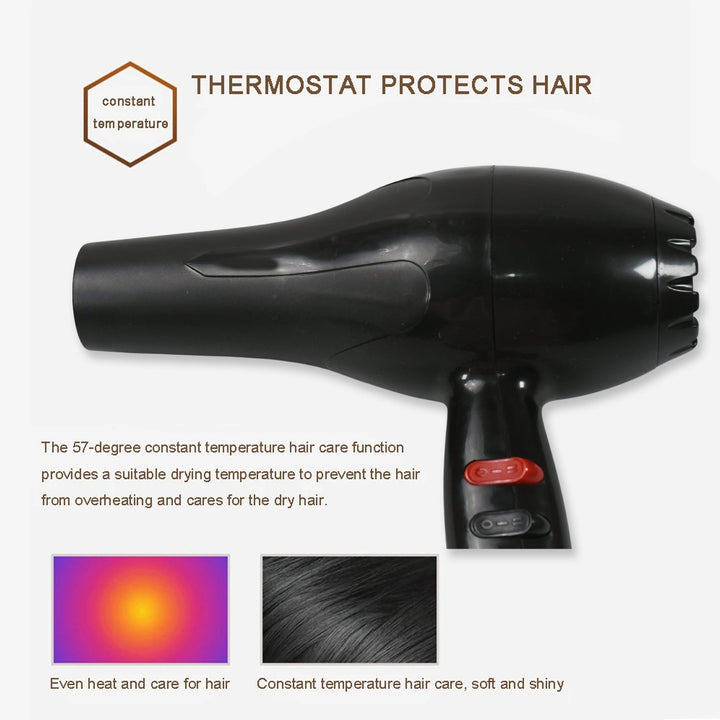 Professional Multi Purpose Hair Dryer Salon, Hair Dryer 2 Speed Settings For Women And Men (1800 Watts) Your Brand