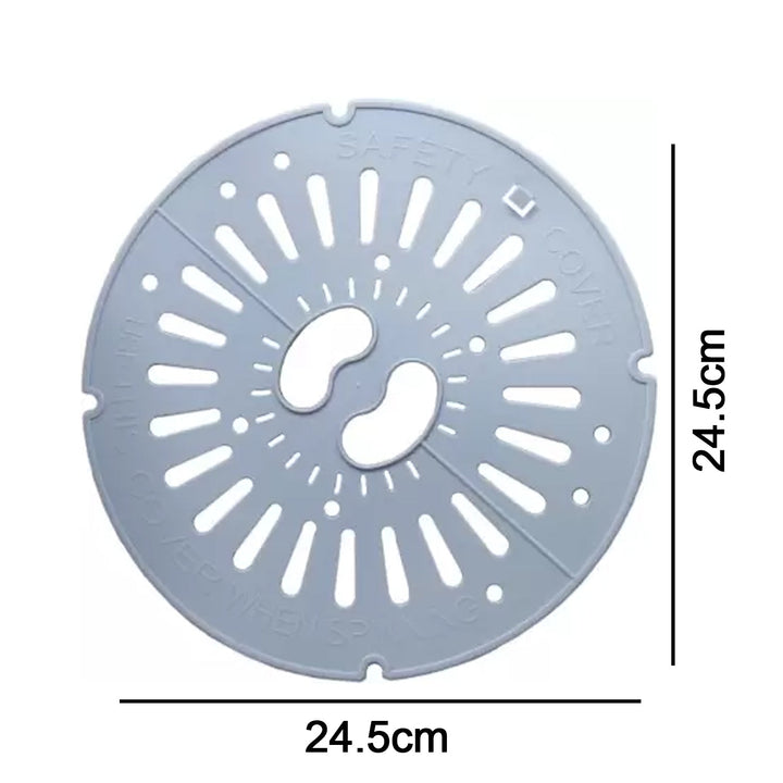 Universal Fit Top Load Semi Automatic Washing Machine Spin Safety Cover / Spinner Cap / Dryer Safety Cover / Lid & Plate (1 pc) Your Brand