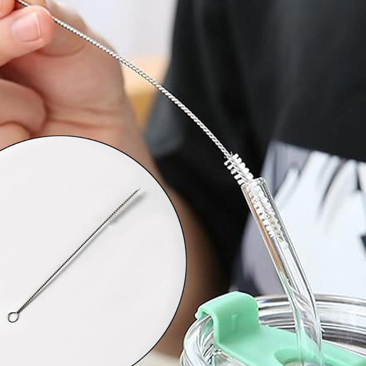 Stainless Steel Straw Cleaning Brush Drinking Pipe (20 Cm / 1 Pc) your brand