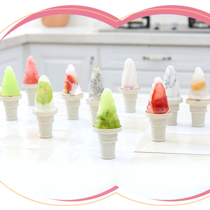 6 Pc ice candy maker Ice Cream Mold used for making ice-creams in all kinds of places including restaurants and ice-cream parlours etc. Your Brand