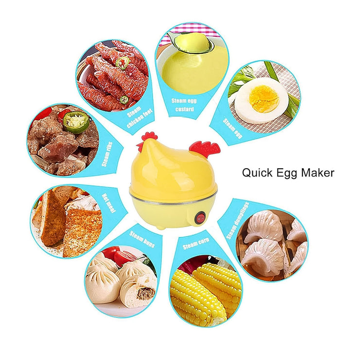 Electric Egg Boiler, Chicken Shaped Egg Kettle / Cooker (1 Pc) - TezCart