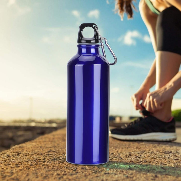 Aluminium Sports Water Bottle, 1 Pc (Capacity 300 ML Approx) Your Brand