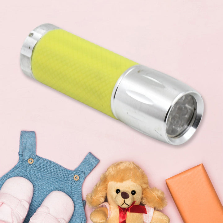 Portable Mini Torch / Flashlight LED Powerful High Lumens Pen Light Easy To Carry, Portable Pocket Compact Torch for Emergency 3 Battery operated (Battery not included / 1 pc) Your Brand