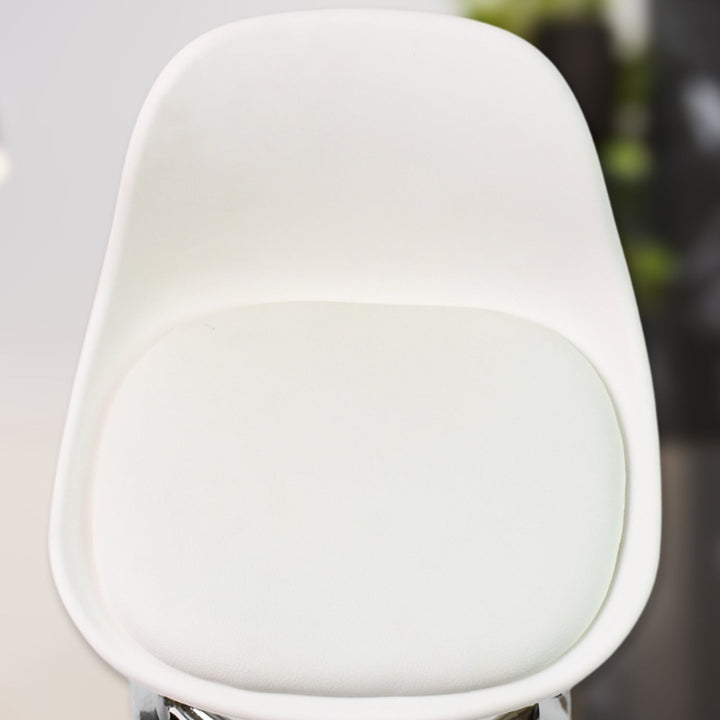 Heavy Duty Round Rolling Stool with Wheels Pedicure Stool (1 pc) - TezCart
