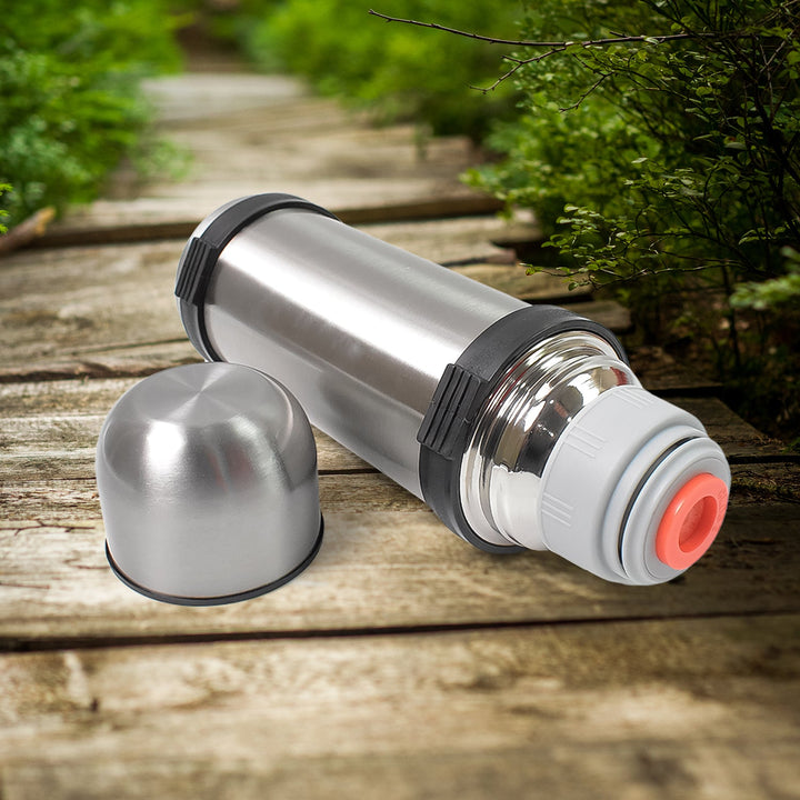 Portable Stainless Steel Coffee Tea Vacuum Flask Bottle (750ml / 1 Pc) - TezCart