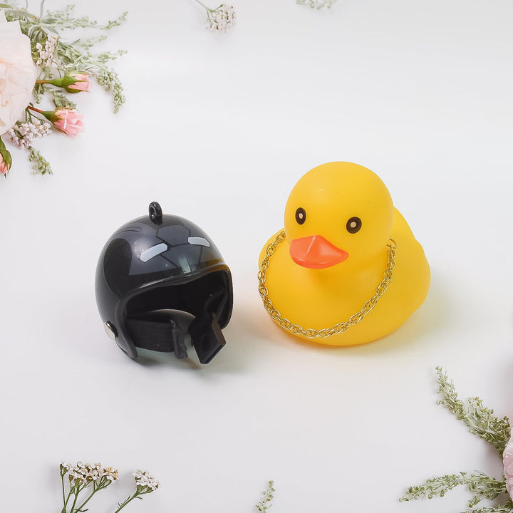 Spring Doll Dance Toy Duck Car Bicycle Bell with Propeller Helmet (1 Pc / Mix Design) - TezCart