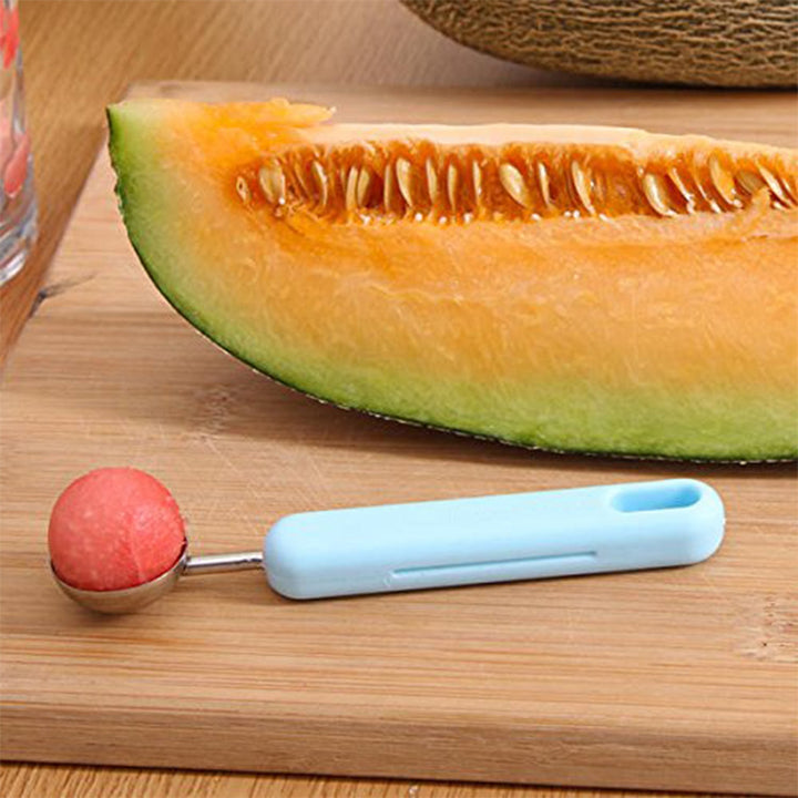 2 in 1 Kitchen Tool - Soft Fruit Peeler and Baller - Avocado, Papaya, Watermelon, Honey Dew - Kitchen Gadget Tool (1 Pc) Your Brand