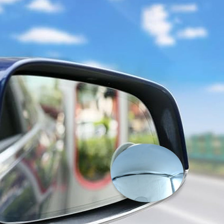 Car Blind Spot Side Mirror Round HD Glass Blind spot Mirror (2 Pc) - TezCart