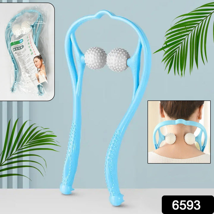 Neck Shoulder Massager, 13.5x7.08in Portable Relieving the Back for Men Relieving the Waist Women - TezCart