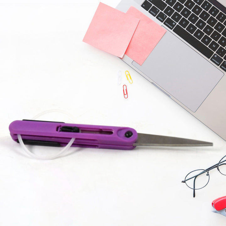 Pen Cut Compact Scissors in Pen Format, Pen-Style Portable Travel Scissors (1 Pc) - TezCart