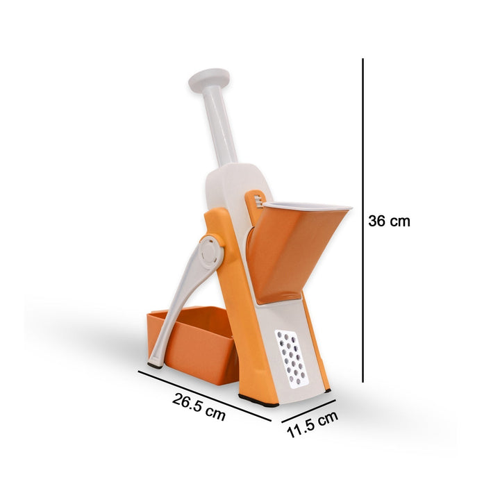 MULTI FUNCTIONAL TIME SAVING ADJUSTABLE HAND PRESS VEGETABLES CHOPPER - TezCart