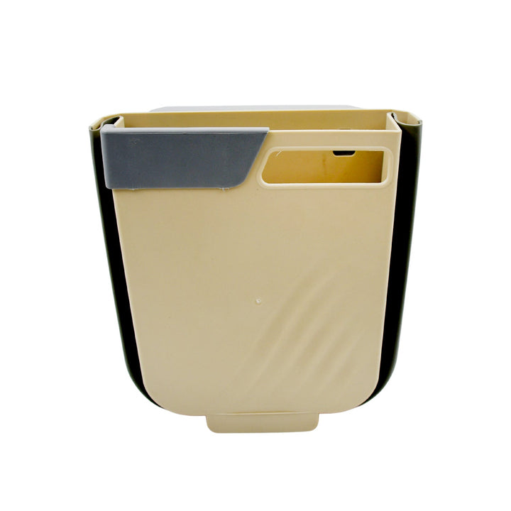 Hanging Trash Can for Kitchen Cabinet Door, Small Collapsible Foldable Waste Bins, Hanging Trash Holder for Bathroom Bedroom Office Car, Portable Your Brand