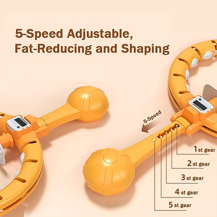Smart Fitness Hula Hoops with Spinning Ball and Intelligent Counter (1 Pc / Loose) - TezCart