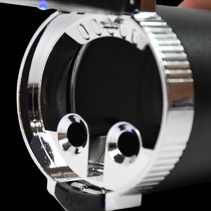 Portable Car Ashtray with Lid and Blue LED Light (1 Pc) - TezCart