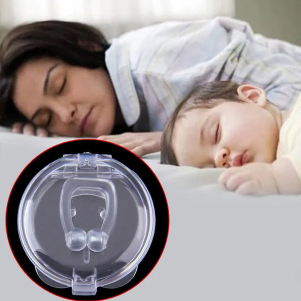 Anti Snore device for men and woman Silicone Magnetic Nose Clip For heavy Snoring sleeper, Snore Stopper, Anti Snoring Device (1 Pc) - TezCart