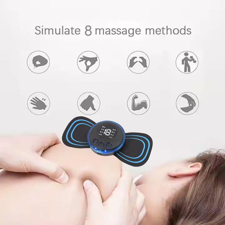 Butterfly Electric Neck Massager Cordless Full Body Massage With Remote Controller (1 Pc) - TezCart