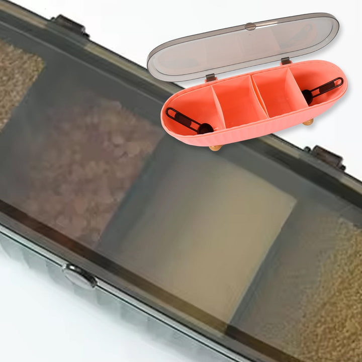 8255 Spice Bottle Spice Jar Durable Spice Seasoning Box, Jar Food Grade Spoon Seasoning Case for Kitchen / Dry fruit Tray (1 Pc) Your Brand