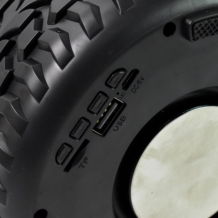 Portable Tyre / Wheel Shape Wireless Bluetooth Speaker (1 Pc) - TezCart