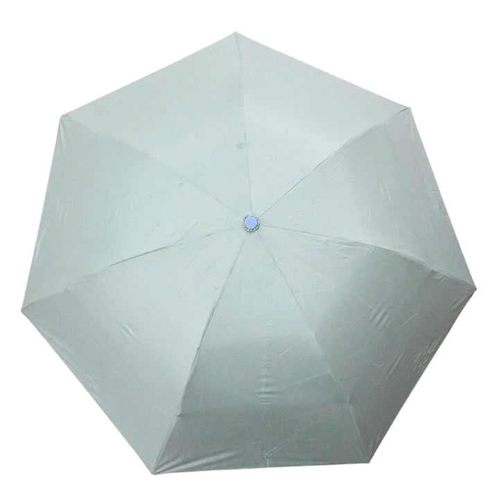 3 Fold Manual Open Umbrella | Windproof, Sunproof & Rainproof with Sturdy Steel Shaft | Easy to Hold & Carry | Umbrella for Women, Men & Kids (1 Pc) Your Brand