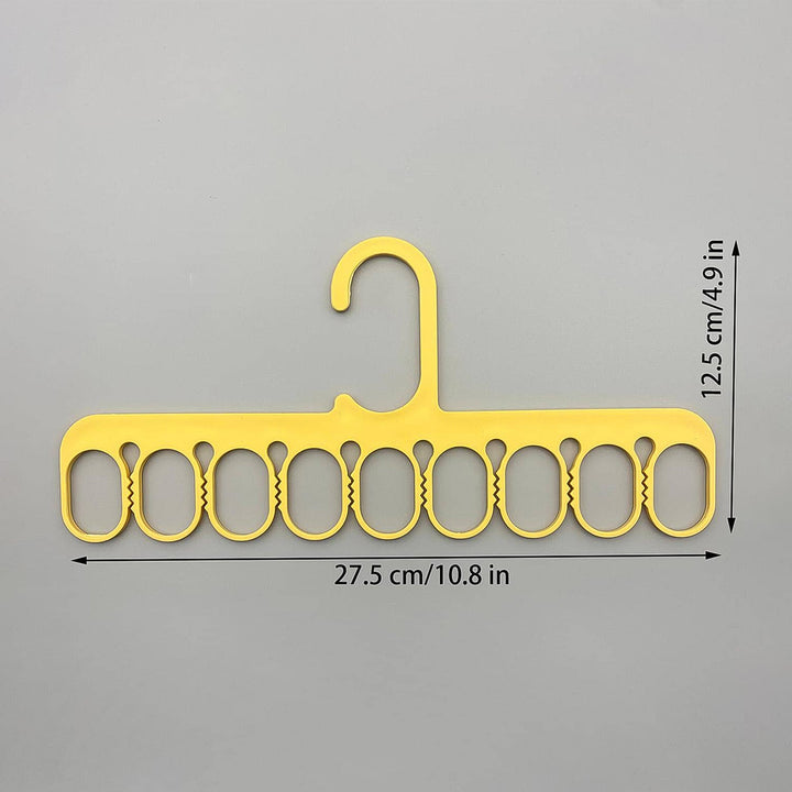 9-Hole Clothes Hangers Organizer Multifunction Hanger (1 Pc) - TezCart
