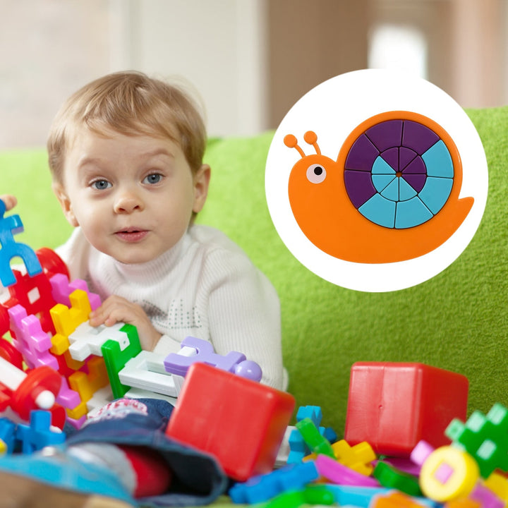 Mini Snail Puzzle – STEM Educational Toy, Puzzle Games for Ages 3-6 (Mix Color) Your Brand