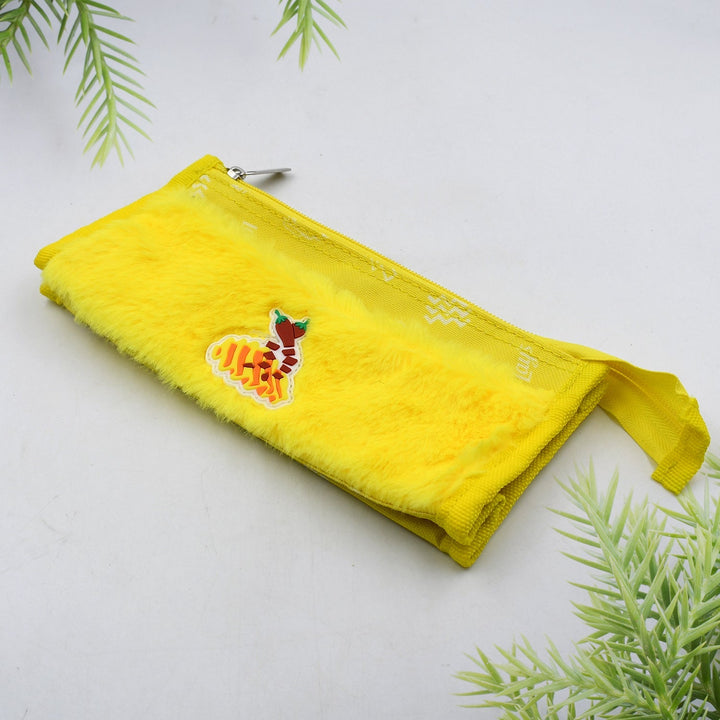 Smart Design Solid Colour Double Pocket Large Capacity with Zipper, Reusable Multipurpose Washable Pouch Pen Pencil Stationary Case Travel, Boys & Girls Pouch with Zip for Travel, School, Stationary (2 Pocket) Your Brand