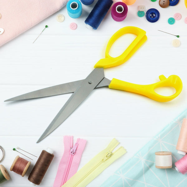 Scissors for craft work paper cutter Scissor stainless steel All Purpose Ergonomic Comfort Grip Office Scissors Craft Shears Sharp Scissors (9 Inch) Your Brand