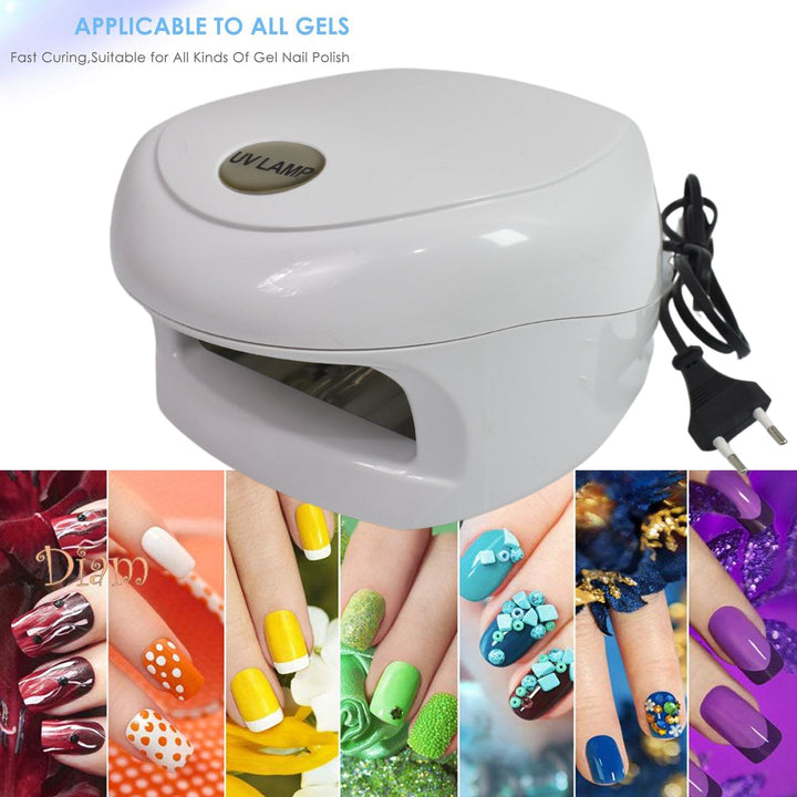 18W LED UV Lamp Nail Dryer Gel Nail Lamp Nail Polish Curing Lamp (1 Pc) - TezCart