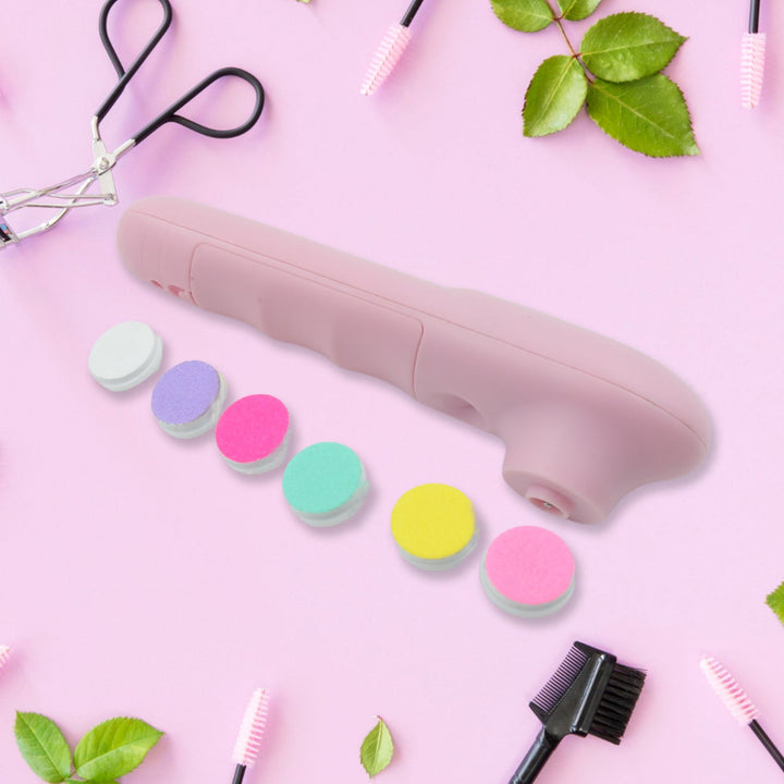 6 in1 Electric Manicure Nail Sharpener for Babies and Children Baby Nail Cutter Manicure with 6 Grinding Heads, Electric Baby Nail File Electric Nail Clipper Toddler Nail Scissors Dropshipping Your Brand