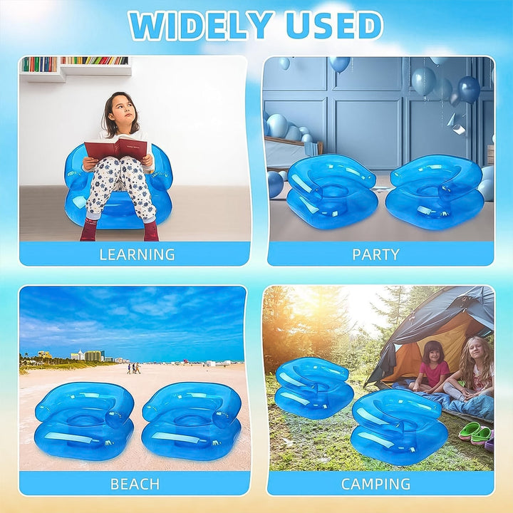 Inflatable Sofa Chair for Boys and Girls Suitable for Camping (28 Inch Approx / 1 Set) - TezCart