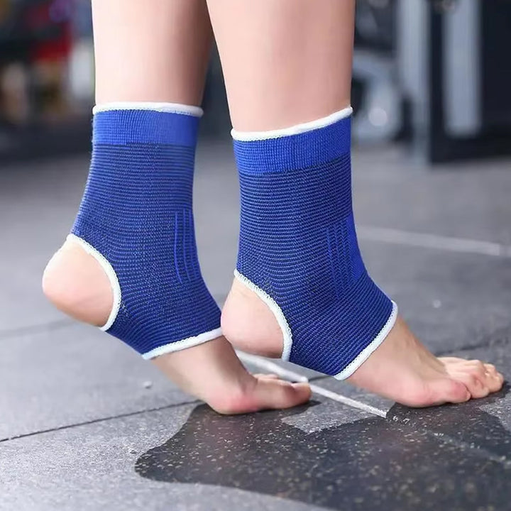 Adjustable Ankle Support Brace Cap Wrap Pad (1 Pair) - TezCart