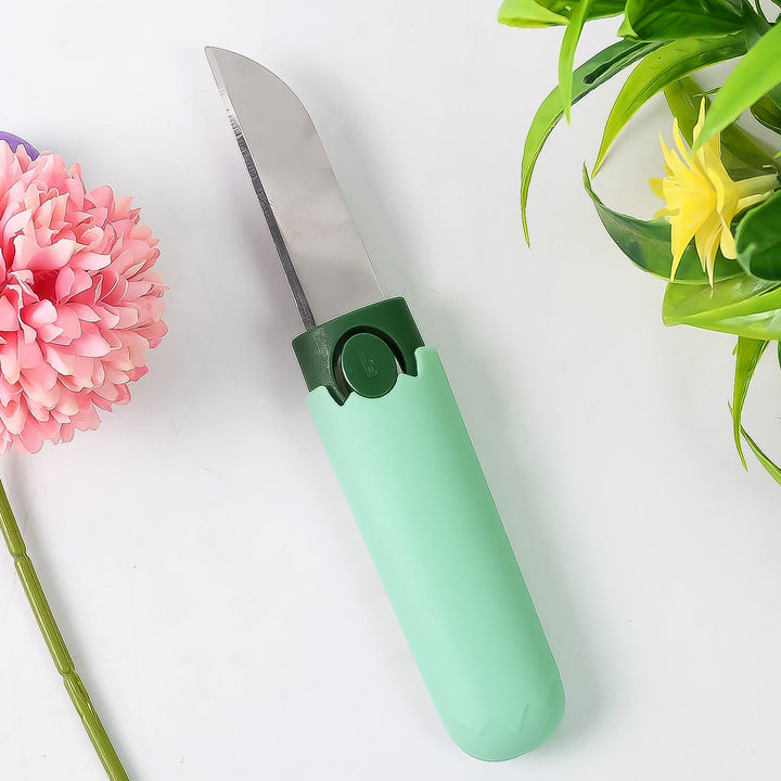 2 in 1 Knife, Multifunctional peeler Two in one fruit knife, fruit and vegetable cutting knife+sawtooth peeler, apple, carrot, potato, fruit slice antiskid Your Brand