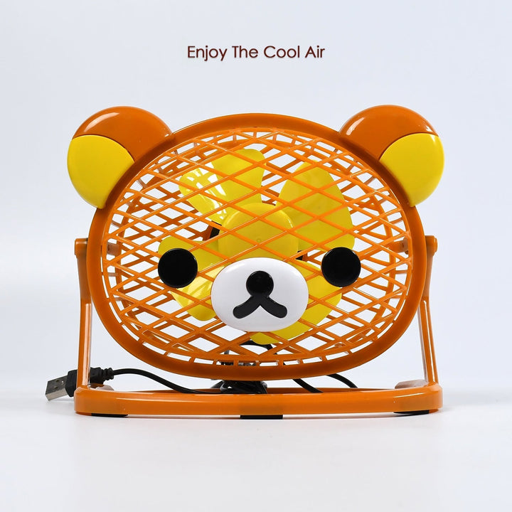 TEDDY BEAR PORTABLE FAN ADJUSTABLE USB FAN SUITABLE FOR HOME , OFFICE , CAR, & MULTI USE FAN Your Brand