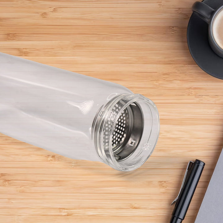 Outdoor sport Glass water bottle  With Steel Lid / 500 ML Approx) your brand