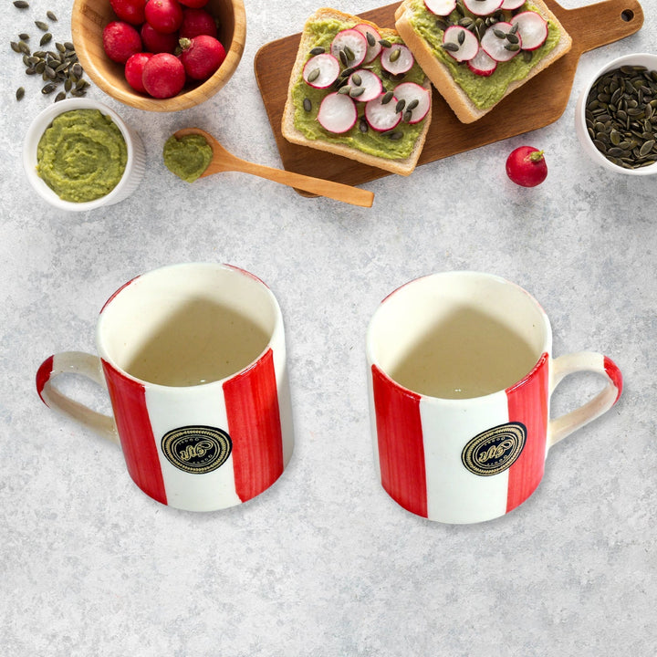 Corn Cafe Ceramic Tea / Cups Set Including Plastic Leaf Shape Serving Platter Milk Cup, Coffee Cup, Tea Cup, Breakfast Cup / Mug, or Outdoor for Household Gift For Birthday (3 Pcs Set) Your Brand