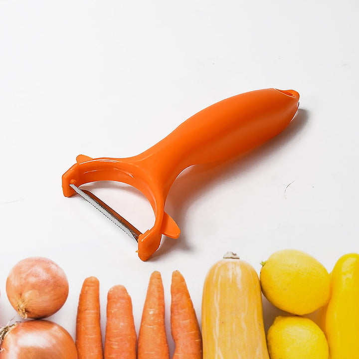 2 in 1 Kitchen Combo Lighter, Stainless Steel Durable Gas Lighter with Vegetable Cutter Peeler, For Kitchen Steel Gas Lighter (2 Pc Set) Your Brand