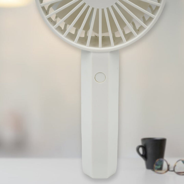 Mini Handheld Fan Portable Rechargeable Mini Fan Easy to Carry, for Home, Office, Travel and Outdoor Use (Battery Not Included) Your Brand