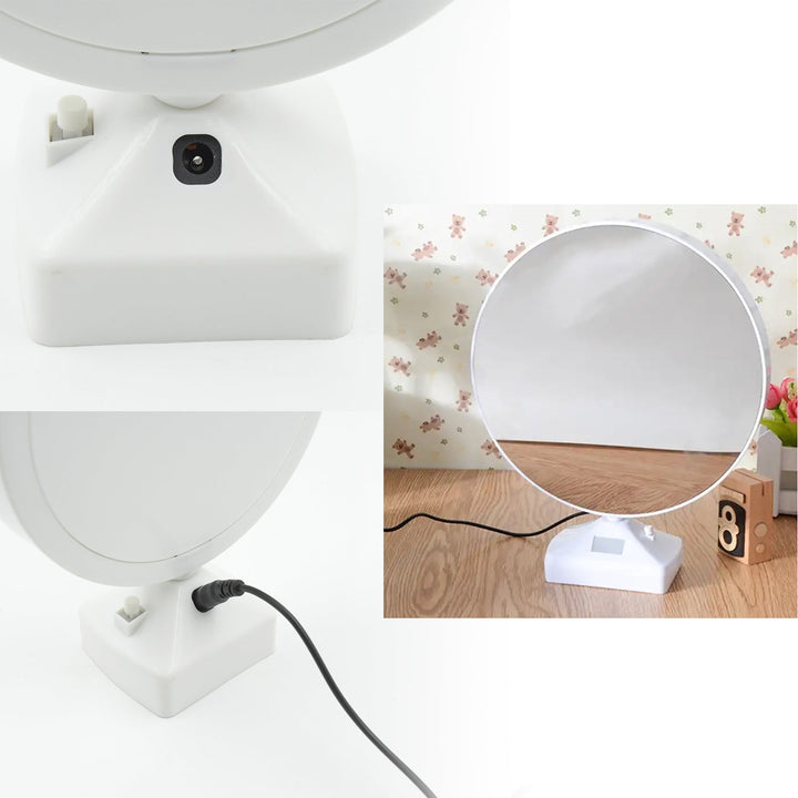 Plastic 2 in 1 Mirror Come Photo Frame with Led Light Your Brand